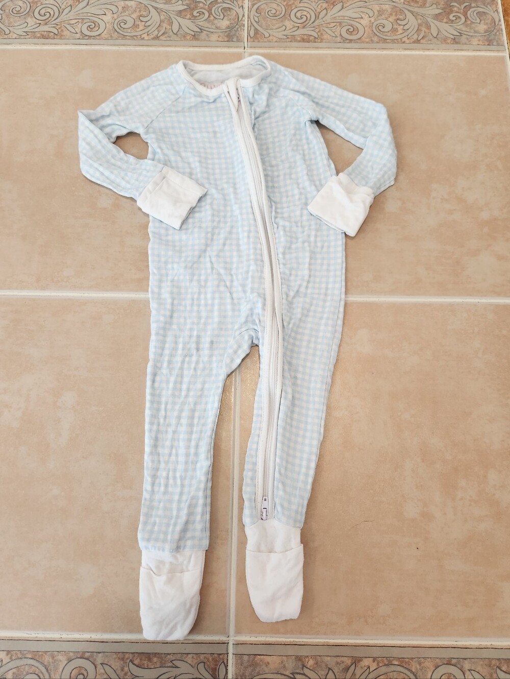 6-12 Months Bamboo Stitchy Fish Zippy
